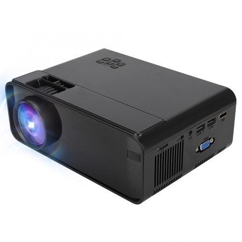 

W13 LED Projector Support 1080P Wired Wireless Same Screen for Office Home Theater Black EU Plug (Same Screen Version)