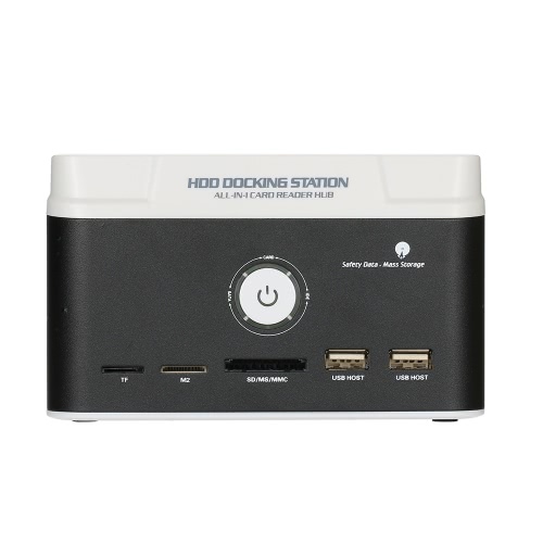 Multifunctional 2.5"/ 3.5" USB 2.0 to SATA IDE External HDD Hard Drive Docking Station Card Reader USB 2.0 Hub with OTB One Touch Backup US Plug 4TB
Multifunctional 2.5"/ 3.5" USB 2.0 to SATA IDE External HDD Hard Drive Docking Station Card Reader USB 2.0 Hub with OTB One Touch Backup US Plug 4TB