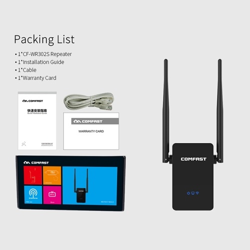 WiFi Range Extender 300Mbps WiFi Repeater Wireless Signal Booster Antenna Wireless WiFi Extender
WiFi Range Extender 300Mbps WiFi Repeater Wireless Signal Booster Antenna Wireless WiFi Extender