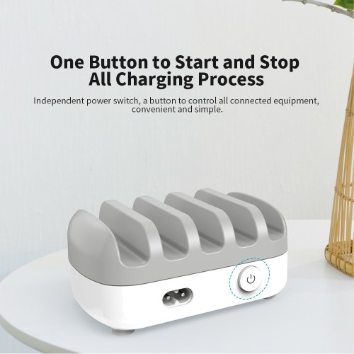 ORICO DUK-5P 5-портовая USB-станция для зарядного устройства с держателем 40W 5V2.4A * 5 USB зарядка для мобильных телефонов Ноутбуки Белый штекер ЕС
ORICO DUK-5P 5-портовая USB-станция для зарядного устройства с держателем 40W 5V2.4A * 5 USB зарядка для мобильных телефонов Ноутбуки Белый штекер ЕС