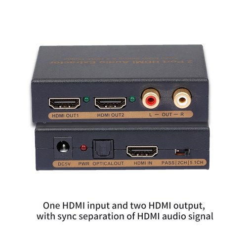NK-912 2 Port HDMI Splitter Video Switcher Audio Extractor Audio EDID Setting 2 HDMI Output AU Plug
NK-912 2 Port HDMI Splitter Video Switcher Audio Extractor Audio EDID Setting 2 HDMI Output AU Plug