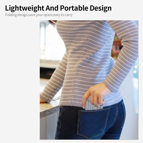 7-level Height Adjustable Phone Stand Folding Ultra-thin Aluminum Alloy Portable Phone Holder for Phone/12inch Tablet Grey
7-level Height Adjustable Phone Stand Folding Ultra-thin Aluminum Alloy Portable Phone Holder for Phone/12inch Tablet Grey