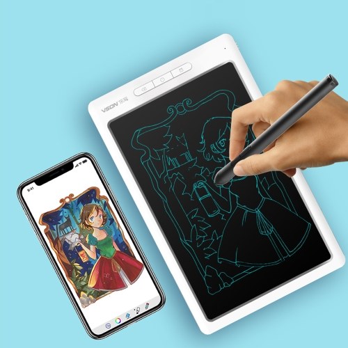 VSON Smart Graphics Tablet Digital Drawing Tablet 8192 Levels Pressure Sensitivity Synchronous Notes Transmission Grey
VSON Smart Graphics Tablet Digital Drawing Tablet 8192 Levels Pressure Sensitivity Synchronous Notes Transmission Grey