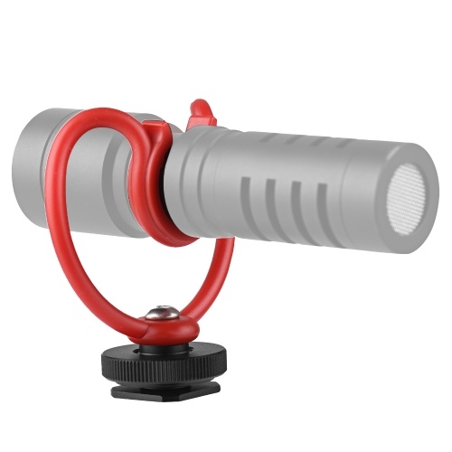 Microphone Shock Mount Holder Universal On-Camera Mic Holder with Cold Shoe 1/4 Inch Screw Hole
Microphone Shock Mount Holder Universal On-Camera Mic Holder with Cold Shoe 1/4 Inch Screw Hole