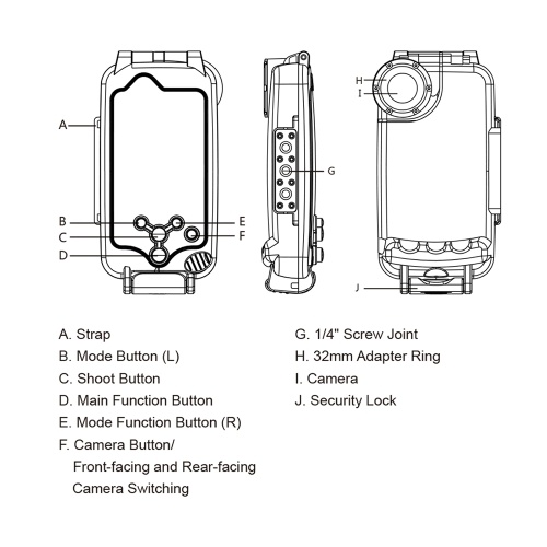 PULUZ for iPhone 7 & 8 40m/130ft Waterproof Diving Housing Case for Surfing Swimming Photo Video Taking Underwater Cover (Transparent)
PULUZ for iPhone 7 & 8 40m/130ft Waterproof Diving Housing Case for Surfing Swimming Photo Video Taking Underwater Cover (Transparent)