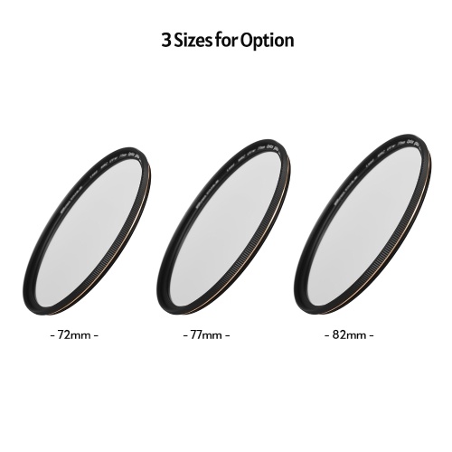 PRO TANLE 72mm Ultraviolet UV Protection Filter Slim Aluminum 22 Layer Super Multi Coated with Storage Holder for Camera Lens
PRO TANLE 72mm Ultraviolet UV Protection Filter Slim Aluminum 22 Layer Super Multi Coated with Storage Holder for Camera Lens