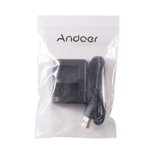 Andoer Dual Battery Charger Panoramic Camera Battery Charger for Garmin Virb 360 Camera Battery
Andoer Dual Battery Charger Panoramic Camera Battery Charger for Garmin Virb 360 Camera Battery