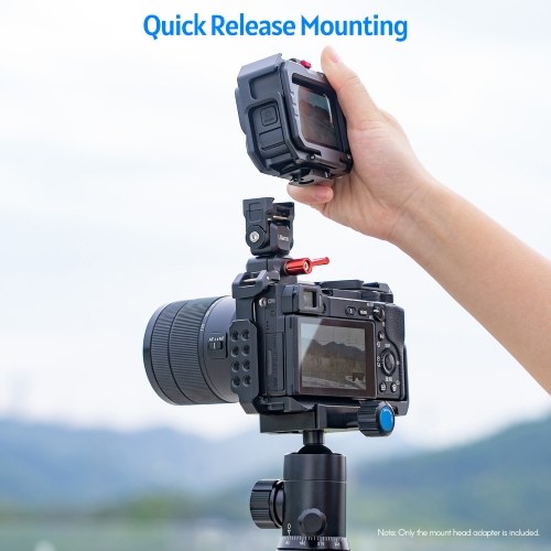 Ulanzi Mini Monitor Quick Release Mount Adapter Head 1.5KG Payload with Quick Release Plate One Key Unlock 360° Rotatable 240° Tilt with 1/4-inch Interface for Monitor Camera Mounting
Ulanzi Mini Monitor Quick Release Mount Adapter Head 1.5KG Payload with Quick Release Plate One Key Unlock 360° Rotatable 240° Tilt with 1/4-inch Interface for Monitor Camera Mounting