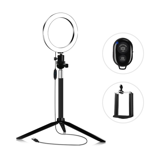 docooler 14.5cm 3200K-5600K Bi-color Dimmable Beauty Light Set Ring Video Light 5W Equipped
docooler 14.5cm 3200K-5600K Bi-color Dimmable Beauty Light Set Ring Video Light 5W Equipped