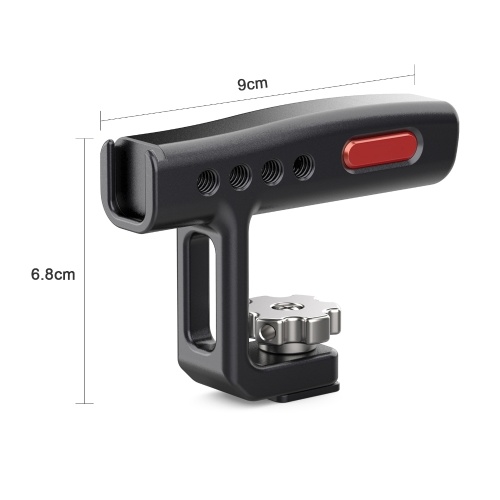 Ulanzi R071 Mini Metal Top Handle Universal Hand Grip Aluminum Alloy with Cold Shoe Mount 1/4 Inch Screw Holes for Canon Nikon Sony DSLR Camera
Ulanzi R071 Mini Metal Top Handle Universal Hand Grip Aluminum Alloy with Cold Shoe Mount 1/4 Inch Screw Holes for Canon Nikon Sony DSLR Camera