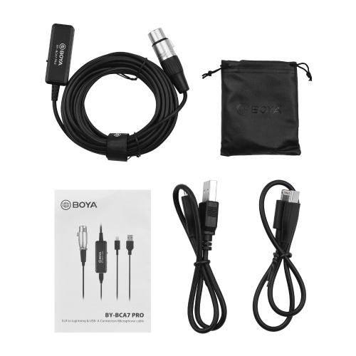 BOYA BY-BCA7 PRO 6 м / 20 футов сверхдлинный микрофонный кабель XLR на разъемы Lightning и USB-A 3 уровня регулировки усиления с заменой разъема для наушников 3,5 мм для iPhone iPad Windows Mac ПК
BOYA BY-BCA7 PRO 6 м / 20 футов сверхдлинный микрофонный кабель XLR на разъемы Lightning и USB-A 3 уровня регулировки усиления с заменой разъема для наушников 3,5 мм для iPhone iPad Windows Mac ПК
