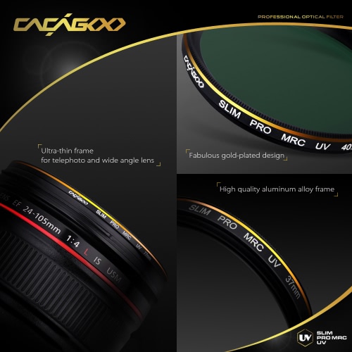 CACAGOO 55mm Pro HD Super Slim MRC UV Filter Germany SCHOTT Glass Waterproof Nano Multi-Coated for Canon Nikon Snoy Pentax DSLR Camera
CACAGOO 55mm Pro HD Super Slim MRC UV Filter Germany SCHOTT Glass Waterproof Nano Multi-Coated for Canon Nikon Snoy Pentax DSLR Camera