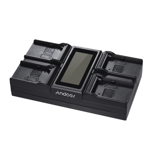 Andoer NP-F970 Зарядное устройство для 4-канальной цифровой камеры с ЖК-дисплеем для Sony NP-F550 F750 F950 NP-FM50 FM500H QM71
Andoer NP-F970 Зарядное устройство для 4-канальной цифровой камеры с ЖК-дисплеем для Sony NP-F550 F750 F950 NP-FM50 FM500H QM71