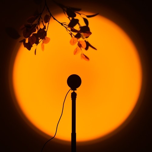 Andoer 5W Sunset Lamp Sunset Projection Lamp Romantic Atmosphere Light USB Powered with 180cm/71in Floor Light Stand for Photography Background Lighting Party Wedding Bedroom Living Room Bar Restaurant Background Wall Decoration
Andoer 5W Sunset Lamp Sunset Projection Lamp Romantic Atmosphere Light USB Powered with 180cm/71in Floor Light Stand for Photography Background Lighting Party Wedding Bedroom Living Room Bar Restaurant Background Wall Decoration