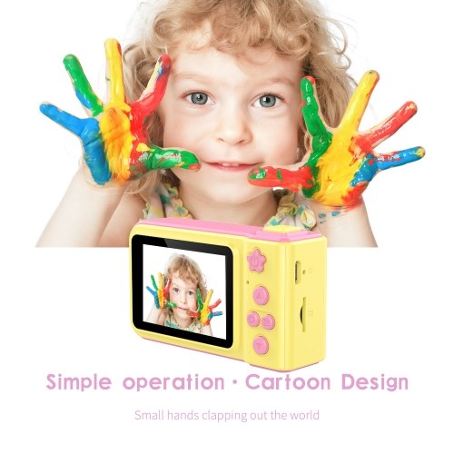 Mini Lovely Kids Digital Video Camera 2.0 Inch Display Built-in Lithium Battery with Cartoon Stickers Birthday Festival Gift Commencement Day Present for Children Boys Girls
Mini Lovely Kids Digital Video Camera 2.0 Inch Display Built-in Lithium Battery with Cartoon Stickers Birthday Festival Gift Commencement Day Present for Children Boys Girls