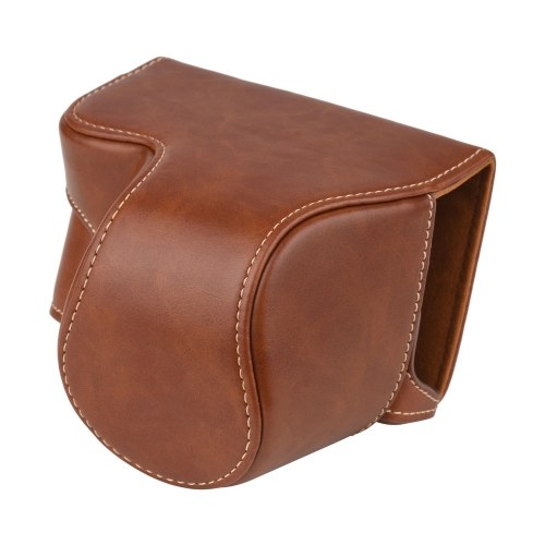 Portable PU Leather Camera Case with Shoulder Strap Replacement for Sony A6000 A6300 A6400
Portable PU Leather Camera Case with Shoulder Strap Replacement for Sony A6000 A6300 A6400