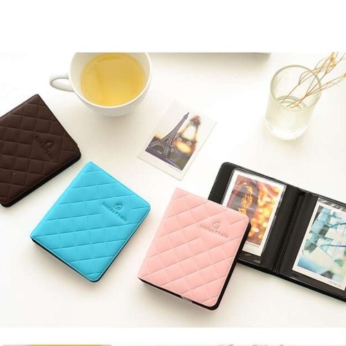 Standard 3in Centerfold Photo Album Card Bag PU 36 Pockets Albums Photos Storage Case Macaron Memory Souvenir Standard 3in Centerfold Photo Album Card Bag PU 36 Pockets Albums Photos Storage Case Macaron Memory Souvenir