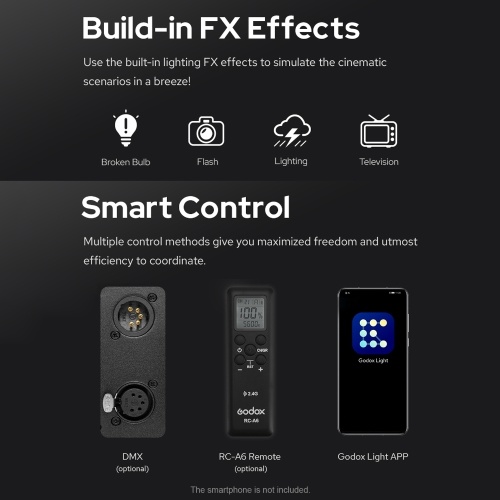 Godox M300D 330W Professional Photography LED Video Light Studio Fill Light 5600K Adjustable Brightness CRI ≥96 TLCI ≥97 Bowens Mount for Indoor Outdoor Photography Portrait Video Recording
Godox M300D 330W Professional Photography LED Video Light Studio Fill Light 5600K Adjustable Brightness CRI ≥96 TLCI ≥97 Bowens Mount for Indoor Outdoor Photography Portrait Video Recording