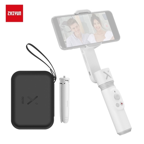 ZHIYUN SMOOTH-X Портативный портативный смартфон Стабилизатор Встроенный 260-мм удлинитель Selfie Stick с мини-штативом Чехол
ZHIYUN SMOOTH-X Портативный портативный смартфон Стабилизатор Встроенный 260-мм удлинитель Selfie Stick с мини-штативом Чехол