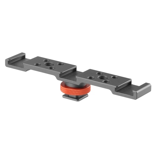 Aluminum Triple Cold Shoe Mount Plate Bracket for Camera Microphone LED Light Mounting
Aluminum Triple Cold Shoe Mount Plate Bracket for Camera Microphone LED Light Mounting