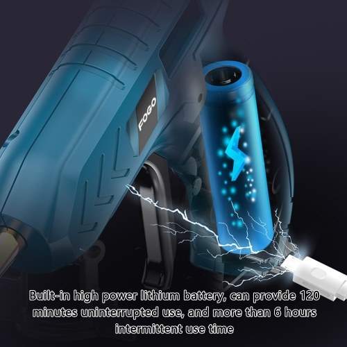 Professional Cordless Hot Glue Machine USB Rechargeable Craft DIY Repairing Tool Kits with 10pcs/40pcs/100pcs Glue-Sticks Optional
Professional Cordless Hot Glue Machine USB Rechargeable Craft DIY Repairing Tool Kits with 10pcs/40pcs/100pcs Glue-Sticks Optional