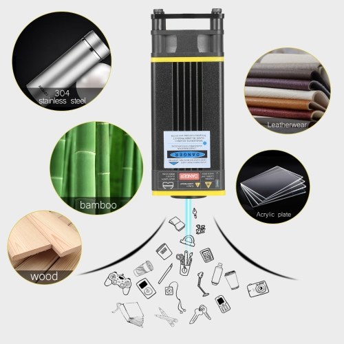 40W Laser Module Kit 450nm Blue Laser Fixed Focal Length Laser Head Cutting Module for Laser Engaver CNC Mill Wood Router 3D Printer 2 PIN 3 PIN Cable and Power Supply Included
40W Laser Module Kit 450nm Blue Laser Fixed Focal Length Laser Head Cutting Module for Laser Engaver CNC Mill Wood Router 3D Printer 2 PIN 3 PIN Cable and Power Supply Included