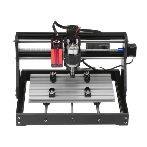 CNC 3018 Pro Router Kit GRBL Control 3 Axis with with Offline Controller 5.5W Laser Module Plastic Acrylic PCB PVC Wood Carving Milling Engraving Machine Engraver XYZ Working Area 300x180x40mm
CNC 3018 Pro Router Kit GRBL Control 3 Axis with with Offline Controller 5.5W Laser Module Plastic Acrylic PCB PVC Wood Carving Milling Engraving Machine Engraver XYZ Working Area 300x180x40mm