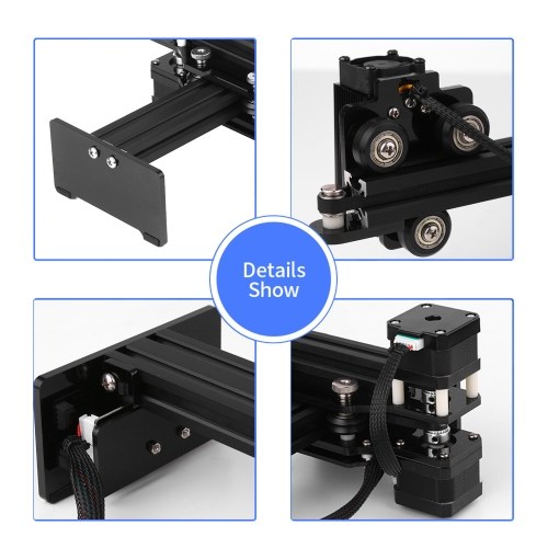 450nm 80W Laser Engraving Machine Fixed Focal Length Mini Desktop Laser Engraver Printer Portable Carver DIY Laser Brand Mark Printer Working Area 170x200mm, Compatible with GRBL Software
450nm 80W Laser Engraving Machine Fixed Focal Length Mini Desktop Laser Engraver Printer Portable Carver DIY Laser Brand Mark Printer Working Area 170x200mm, Compatible with GRBL Software