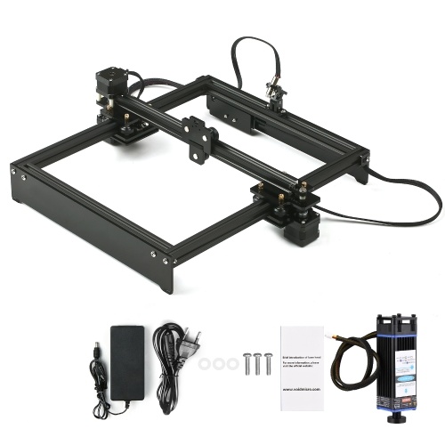 450nm 10W Laser Engraving Machine Adjustable Focal Length Offline Control Desktop Laser Engraver Printer Portable Carver DIY Laser Brand Mark Printer Working Area 280x230mm, Compatible with GRBL Software
450nm 10W Laser Engraving Machine Adjustable Focal Length Offline Control Desktop Laser Engraver Printer Portable Carver DIY Laser Brand Mark Printer Working Area 280x230mm, Compatible with GRBL Software