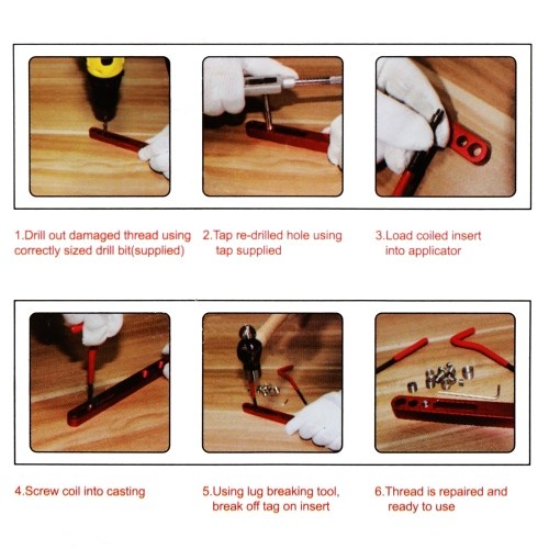 131pcs Stripped Damaged Helicoil Thread Rethread Repair Tools Kit Set Professional Recoil Repair Tool
131pcs Stripped Damaged Helicoil Thread Rethread Repair Tools Kit Set Professional Recoil Repair Tool
