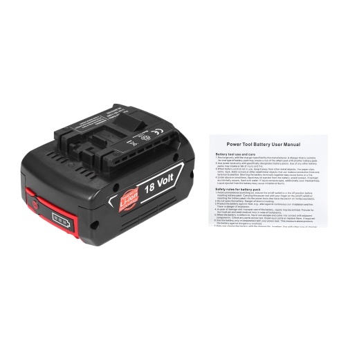 18V 4000mAh Lithium Rechargeable Battery for Bosch Cordless Power Tools Battery with Lamp for Bosch BAT609 BAT609G BAT618 BAT618G
18V 4000mAh Lithium Rechargeable Battery for Bosch Cordless Power Tools Battery with Lamp for Bosch BAT609 BAT609G BAT618 BAT618G