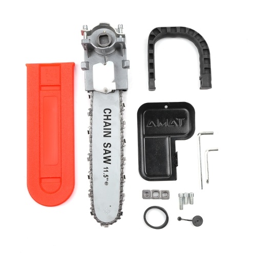 DIY Electric Saw 11.5 Inch Chainsaw Bracket Set Angle Grinder to Chainsaw converter For 100 Angle Grinder with Saw Cover
DIY Electric Saw 11.5 Inch Chainsaw Bracket Set Angle Grinder to Chainsaw converter For 100 Angle Grinder with Saw Cover