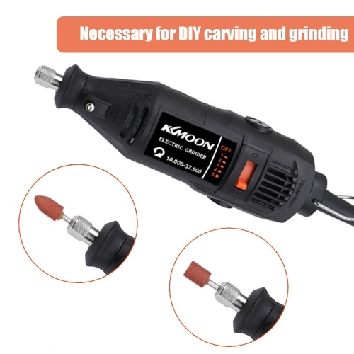 

KKMOON 180W Handheld Electric Grinding Tool Set Mini Portable Rotary Drill Grinder Versatile Cutting Polishing Sanding Machine Bits Engrave Tools Kit with Accessories DIY Kits