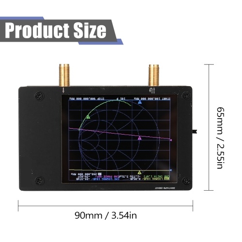 3G Vector Network Analyzer S-A-A-2 NanoVNA V2 Antenna Analyzer Shortwave HF VHF UHF with Housing
3G Vector Network Analyzer S-A-A-2 NanoVNA V2 Antenna Analyzer Shortwave HF VHF UHF with Housing