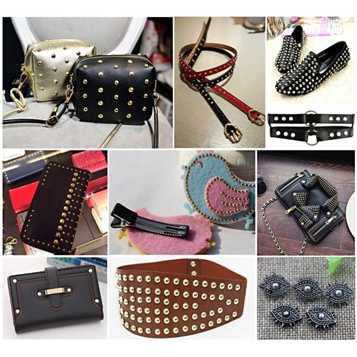 273 Sets Leather Rivet Kit 6mm/8mm/12mm Single Cap Tubular Rivets with Hollow Punch Decorative Rivets Metal Studs in 3 Colors with Setter and Base for Shoes Clothing Purse Fabric Leatherwork
273 Sets Leather Rivet Kit 6mm/8mm/12mm Single Cap Tubular Rivets with Hollow Punch Decorative Rivets Metal Studs in 3 Colors with Setter and Base for Shoes Clothing Purse Fabric Leatherwork