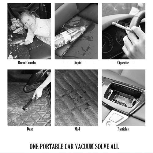 Portable Car Vacuum Cleaner High Power Corded Handheld Vacuum Auto Mini Pet Hair Vacuum with 14.8FT Power Cord HEPA Filter for Wet and Dry Use
Portable Car Vacuum Cleaner High Power Corded Handheld Vacuum Auto Mini Pet Hair Vacuum with 14.8FT Power Cord HEPA Filter for Wet and Dry Use