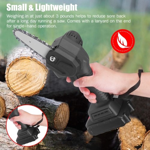 21V Cordless Chainsaw with 2.0Ah Battery and Charger 4-Inch Mini Chain Saw Electric Pruning Saw for Cutting Wood Tree Trimming Woodworking
21V Cordless Chainsaw with 2.0Ah Battery and Charger 4-Inch Mini Chain Saw Electric Pruning Saw for Cutting Wood Tree Trimming Woodworking