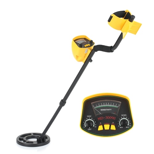 Metal Detector with Waterproof Search Coil Ground Nugget Detector Adjustable Sensitivity Height Gold Digger Treasure Hunter Metal Finder Tracker Seeker Treasures Seeking Tool
Metal Detector with Waterproof Search Coil Ground Nugget Detector Adjustable Sensitivity Height Gold Digger Treasure Hunter Metal Finder Tracker Seeker Treasures Seeking Tool