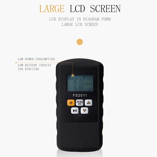 LCD Display Screen Portable Individual Dosage Alarm Device Geiger Counter Handheld Nuclear Radiation Detector Radiation Detection Utility Tool
LCD Display Screen Portable Individual Dosage Alarm Device Geiger Counter Handheld Nuclear Radiation Detector Radiation Detection Utility Tool