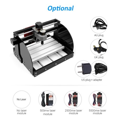 Обновленная версия CNC 3018 Pro GRBL Control DIY Мини-станок с ЧПУ 3-х осевой фрезерный станок для печатных плат Фрезерный станок по дереву Гравер с автономным контроллером с ER11 и 5-миллиметровым удлинителем Рабочая зона 300 * 180x40 мм
Обновленная версия CNC 3018 Pro GRBL Control DIY Мини-станок с ЧПУ 3-х осевой фрезерный станок для печатных плат Фрезерный станок по дереву Гравер с автономным контроллером с ER11 и 5-миллиметровым удлинителем Рабочая зона 300 * 180x40 мм
