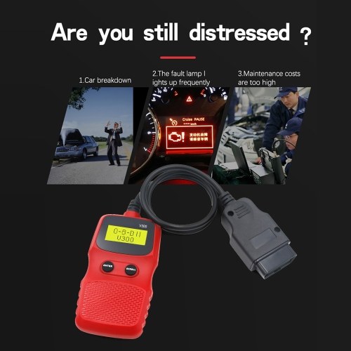Automobile Fault Diagnostic Instrument with Backlight LCD Screen Plug and Play Universal Car Diagnostic Tool Engine Code Reader Compatible with O-B--D II Protocol
Automobile Fault Diagnostic Instrument with Backlight LCD Screen Plug and Play Universal Car Diagnostic Tool Engine Code Reader Compatible with O-B--D II Protocol
