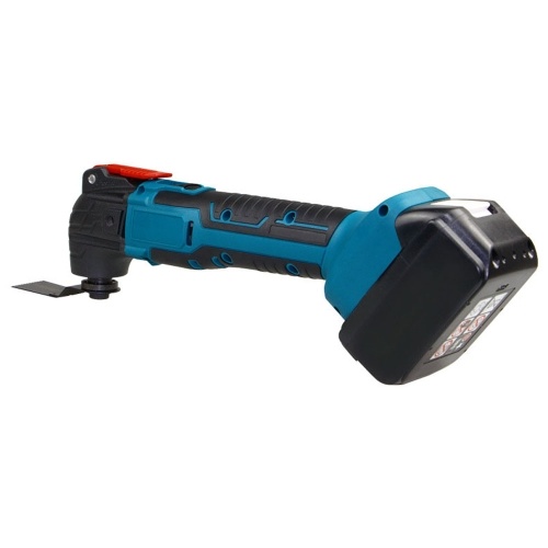 Electric Oscillating Tool Lithium-ion Cordless Multifunctional Oscillating Renovator Tools 6 Gears of Speeds Adjustable with 4° Swing Angle
Electric Oscillating Tool Lithium-ion Cordless Multifunctional Oscillating Renovator Tools 6 Gears of Speeds Adjustable with 4° Swing Angle