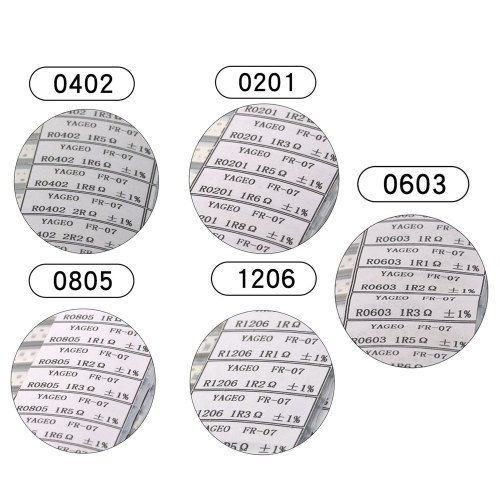Resistor Surface Mounted Device Resistance Book Kit Multifunctional Chip Resistor Assortment Kit 1% Precise Sample Book
Resistor Surface Mounted Device Resistance Book Kit Multifunctional Chip Resistor Assortment Kit 1% Precise Sample Book