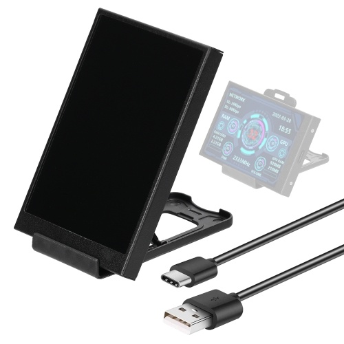 3.5 Inch IPS Display Screen USB Secondary Screen Computers CPU GPU RAM HDD Monitor Time Date Display Horizontal Vertical Screen Switch
3.5 Inch IPS Display Screen USB Secondary Screen Computers CPU GPU RAM HDD Monitor Time Date Display Horizontal Vertical Screen Switch