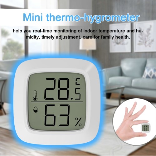 Mini Digital Indoor Thermometer Hygrometer Home Accurate Temperature Humidity Gauge Monitor for Home Office Baby Room Greenhouse
Mini Digital Indoor Thermometer Hygrometer Home Accurate Temperature Humidity Gauge Monitor for Home Office Baby Room Greenhouse