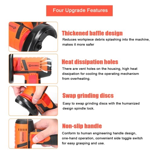 19500rpm Electric Grinding Tool Multifunctional Mini Grinder Handheld Cutter for Cutting Polishing Ceramic Tile Wood Stone Steel
19500rpm Electric Grinding Tool Multifunctional Mini Grinder Handheld Cutter for Cutting Polishing Ceramic Tile Wood Stone Steel