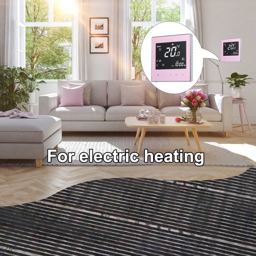 Цифровой термостат с подогревом пола для электрической системы отопления Датчик пола и воздуха Энергосберегающий AC 95-240V 16A Сенсорный ЖК-дисплей Контроллер комнатной температуры
Цифровой термостат с подогревом пола для электрической системы отопления Датчик пола и воздуха Энергосберегающий AC 95-240V 16A Сенсорный ЖК-дисплей Контроллер комнатной температуры