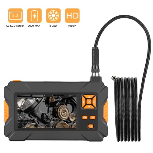 4.3 Inch LCD Color Screen 1080P Handheld Endoscope Industrial Home Endoscopes with 8 LEDs
4.3 Inch LCD Color Screen 1080P Handheld Endoscope Industrial Home Endoscopes with 8 LEDs