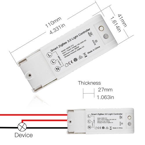 Zigbee 3.0 Switch for DIY Home Device Intelligent Remote Control Compatible with Echo Plus Suit for Most of Zigbee Hub
Zigbee 3.0 Switch for DIY Home Device Intelligent Remote Control Compatible with Echo Plus Suit for Most of Zigbee Hub