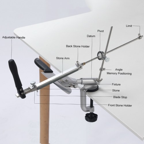 Sharpener Set Fixed-angle Knife Sharpener Knife Sharpening Kit Knife Slicker Edge Sharpener Abrasive Holding System with 4 Sharpening Stones
Sharpener Set Fixed-angle Knife Sharpener Knife Sharpening Kit Knife Slicker Edge Sharpener Abrasive Holding System with 4 Sharpening Stones